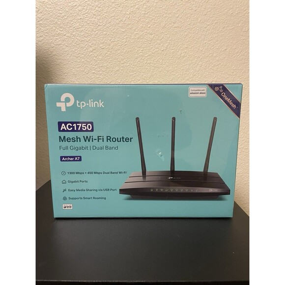 TP-Link Other - TP-Link Archer A7 AC1750 Mesh Wi-Fi Router Dual Band Full OneMesh Gigabit Sealed